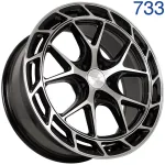 Литые диски Sakura Wheels DA5652 (733) R20*8.5 / 5*114.3