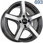 Литые диски Sakura Wheels D2793 (693) R15*6.5 / 4*100