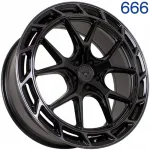 Литые диски Sakura Wheels DA5652 (666) R22*9.0 / 5*120